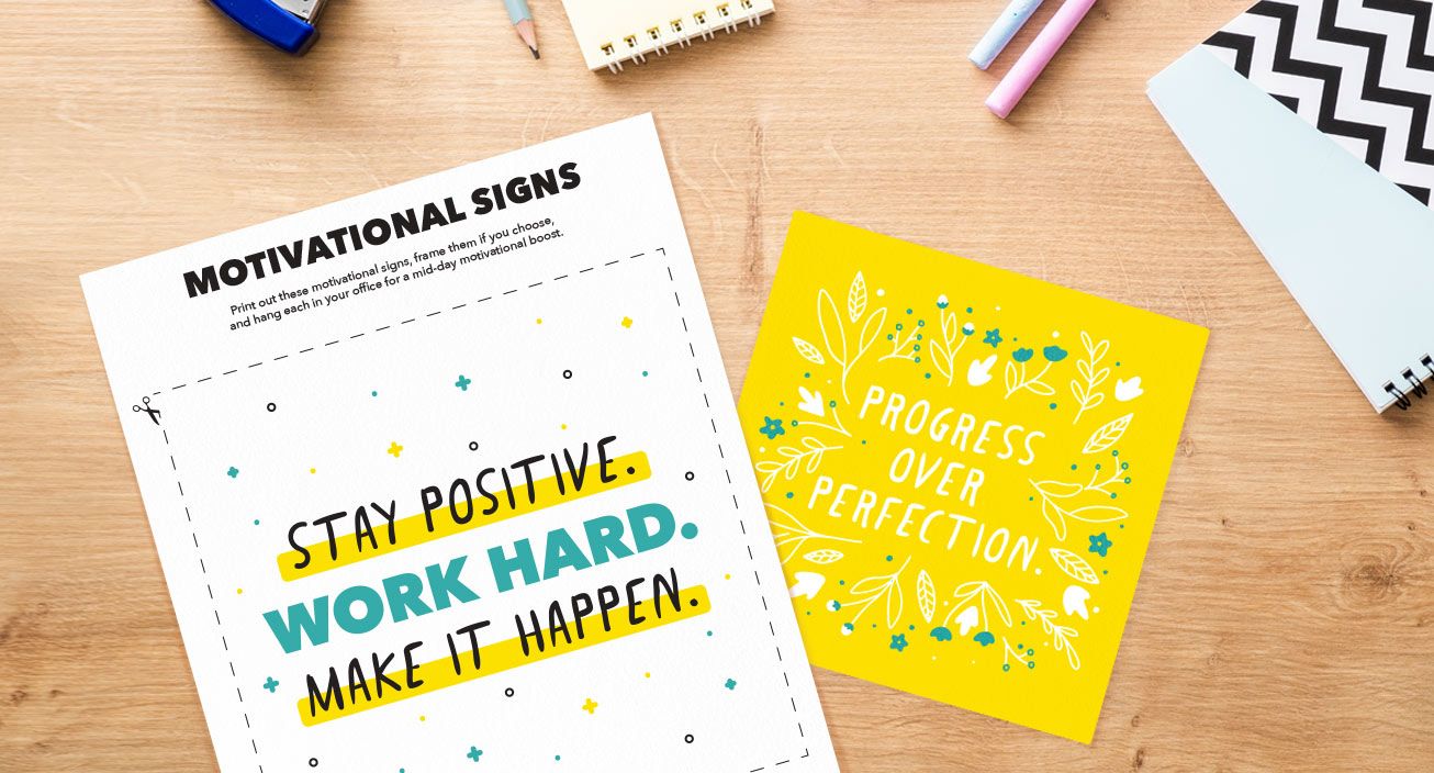 Motivational Signs Mock-Up