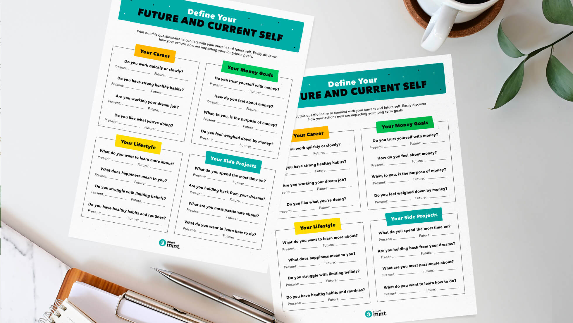 future self journaling prompts printable