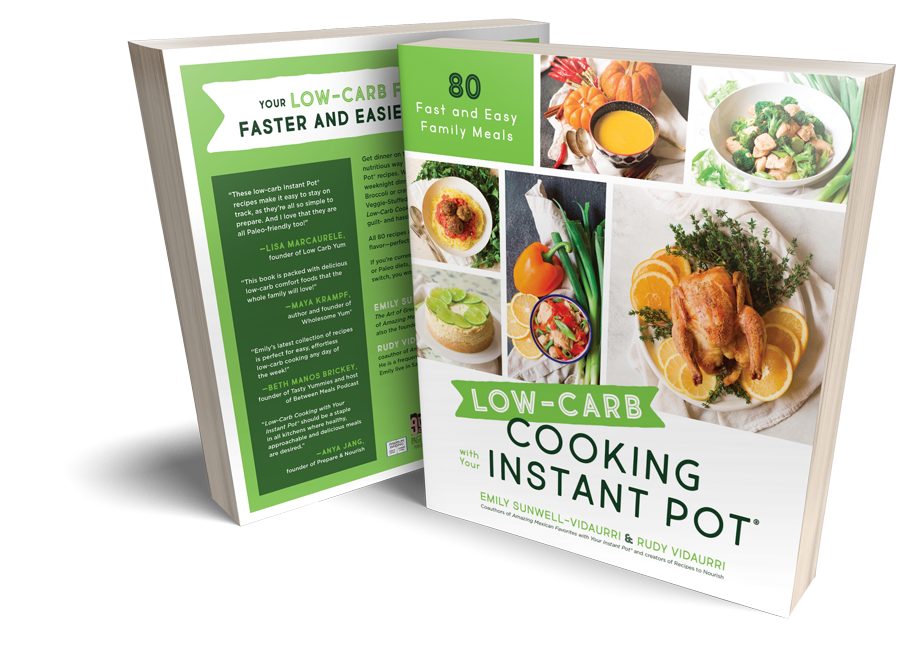 Low-Carb Cooking with Your Instant Pot cookbook cover