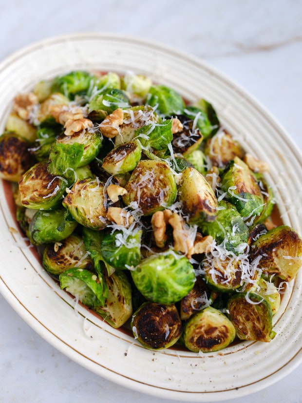 Golden Crusted Brussels Sprouts: Five Ways