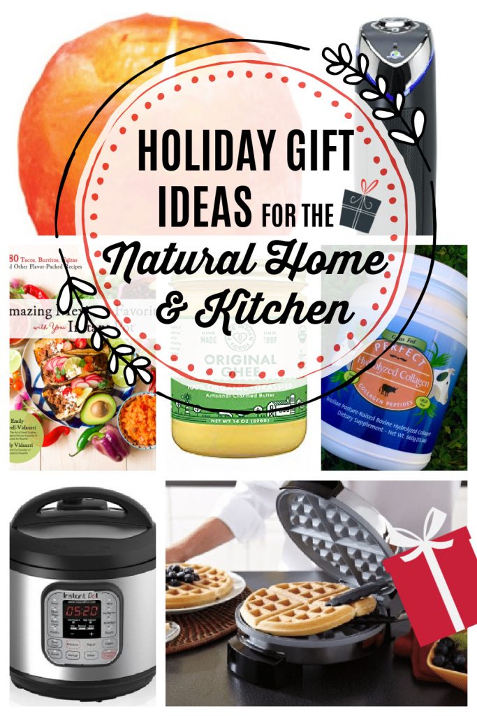 Himalayan salt candler holder, HEPA air purifier, Mexican cookbook, ghee, collagen, Instant Pot, waffler maker.